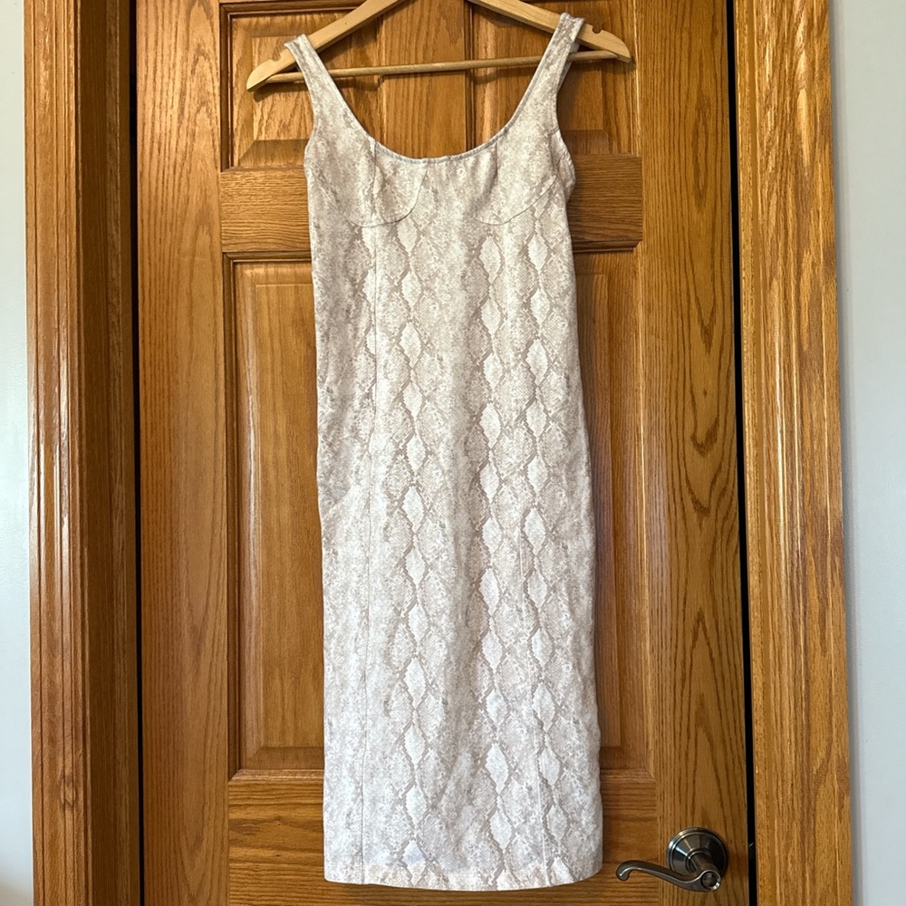 Forever 21 Snake Print BodyCon Dress